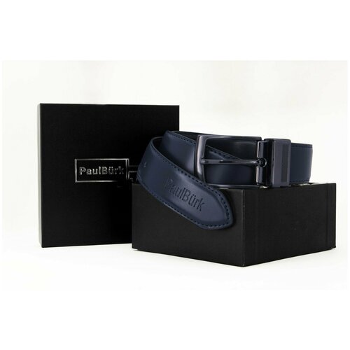 фото Ремень paul burk, размер 58, синий