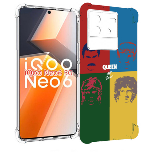 Чехол MyPads hot space queen альбом для Vivo iQoo Neo 6 5G задняя-панель-накладка-бампер