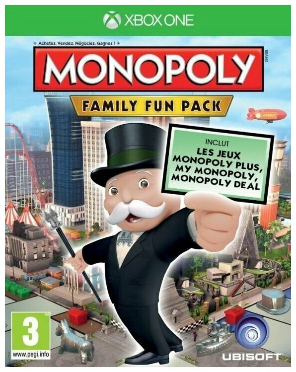 Monopoly (Монополия) Family Fun Pack (Xbox One) английский язык