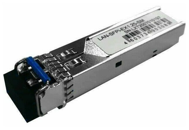 Трансивер Lanmaster Модуль SFP EX 40км, 1550нм, SM, duplex LC, 1.25Gbps, промышленный, DDM, Cisco