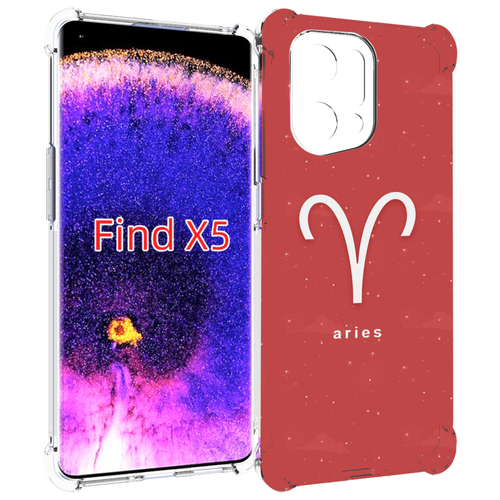 Чехол MyPads знак-зодиака-овен-5 для Oppo Find X5 задняя-панель-накладка-бампер