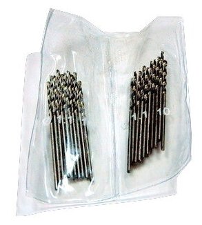 фото Сверло 0,5 мм ц/х по металлу р6м5 (10шт) класс "В"