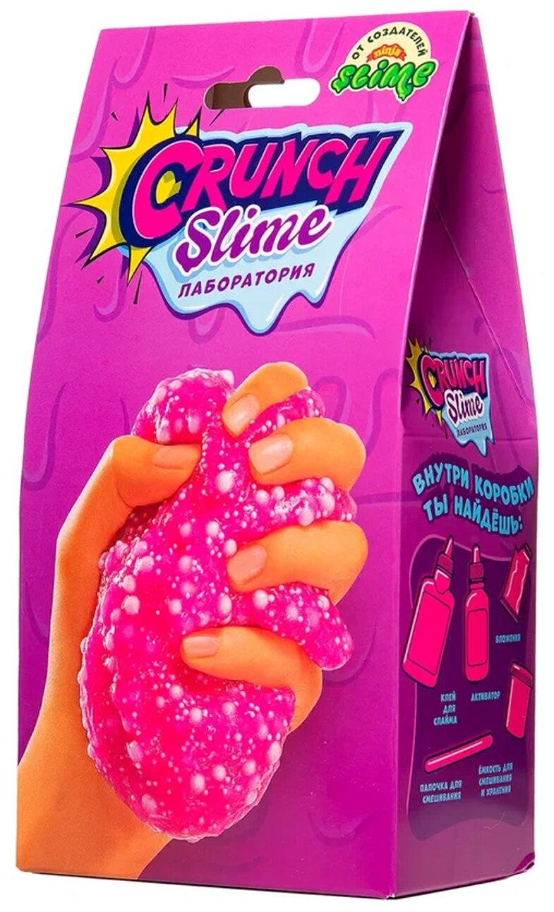 Slime лаборатория Crunch, 100 г. Волшебный мир - фото №1