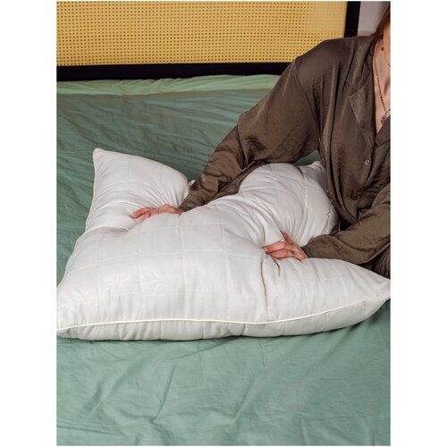 Подушка Козий пух размер 70х70 , подушка для сна Nordic