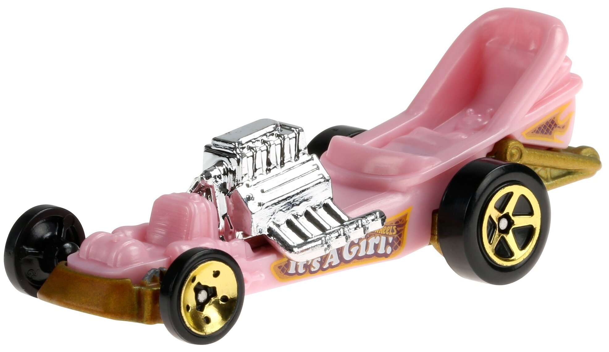 Hot Wheels Машинка базовой коллекции DIAPER DRAGGER розовая C4982/GHD93