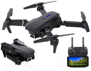 Дрон с камерой Z50 WiFi / Квадрокоптеры с камерой на радиоуправлении / Квадрокоптер с камерой / Квадрокоптеры для детей черный