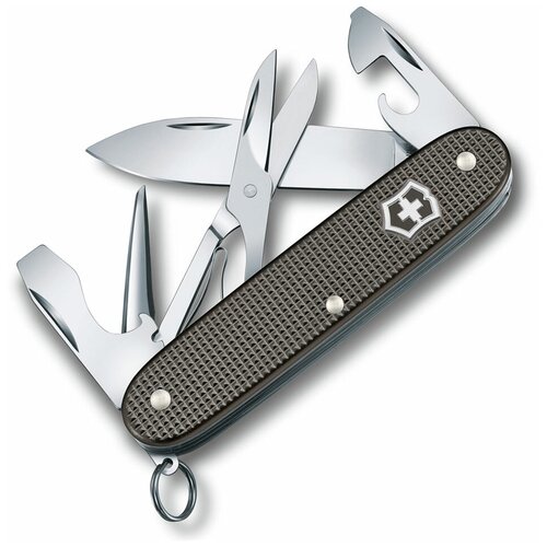 Коллекционный нож VICTORINOX Pioneer X Alox LE 2022, 93 мм, 9 функций, серый 0.8231.L22