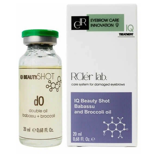 Средство по уходу за поврежденными бровями IQ Beauty Shot dO double oil babassu + broccoli