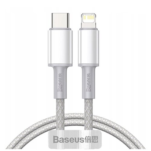 Кабель для iPhone Type C Lightning 20Вт 1m зарядка для MacBook Android для iPhone 13/12/11 Pro Max/XR/8 USB-C аксессуар borasco power delivery type c lightning 1m black 50764