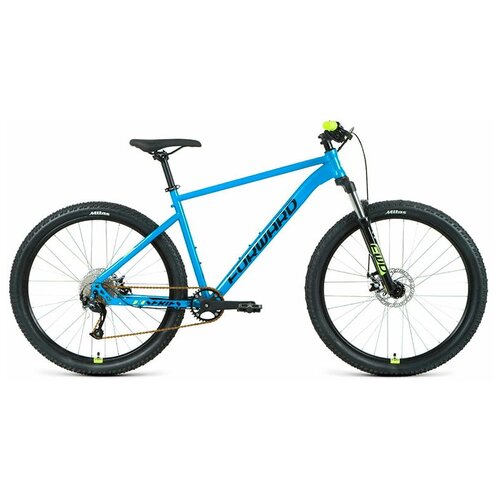 Велосипед горный с колесами 275 Forward Sporting 275 XX D синийжелтый 2022 год рама 19 9 скоростей 2368900₽