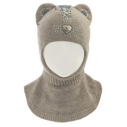 фото Шапка mialt, размер 50-52, бежевый