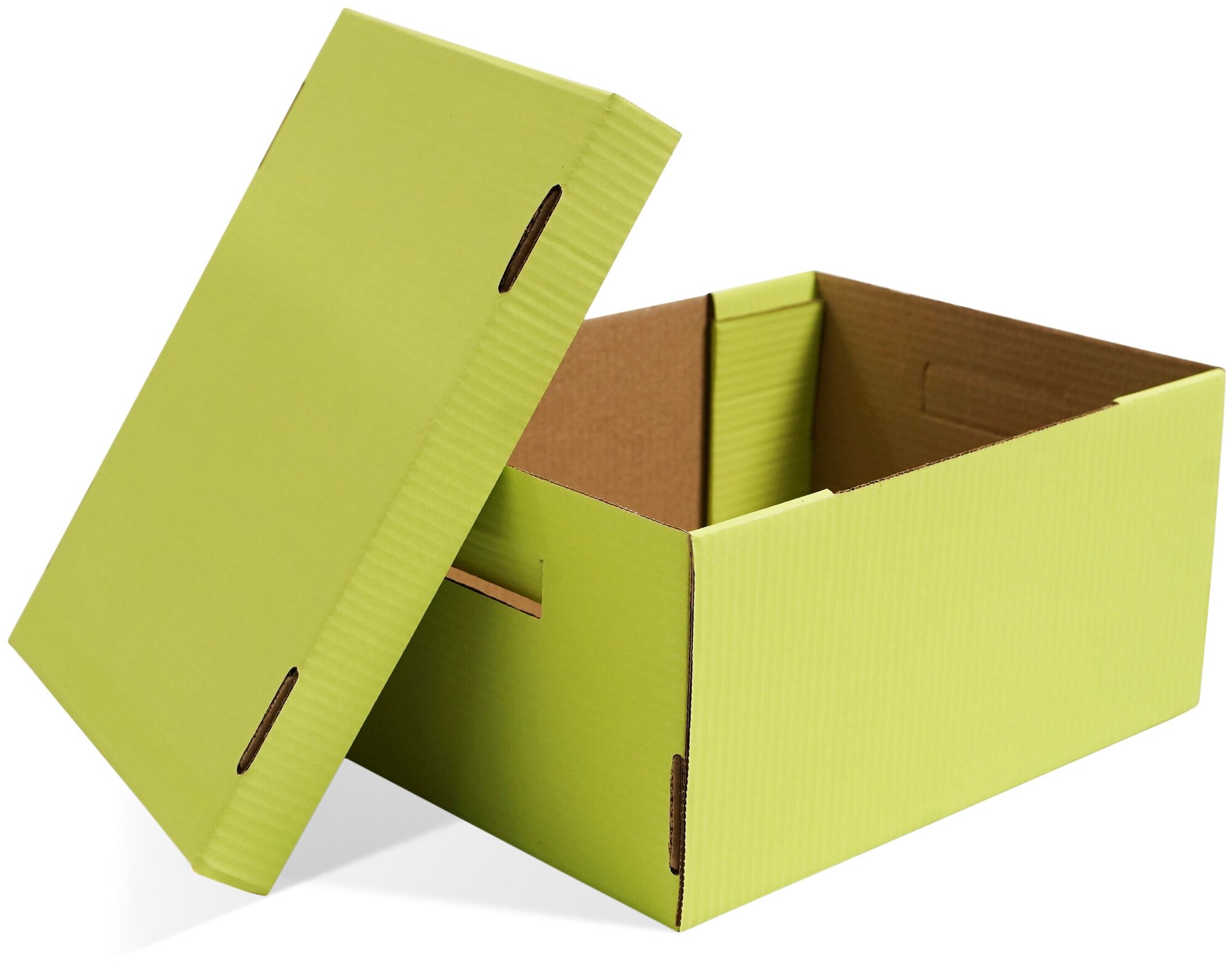 Коробка для хранения "Неон Салатовый" 370х280х180мм - фотография № 3