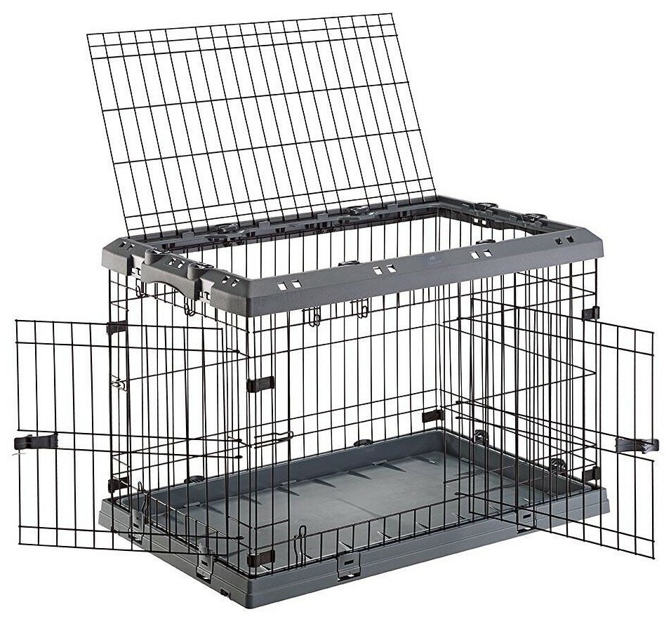Ferplast клетка SUPERIOR 105 для собак, С пластиковой крышей И поддоном - фотография № 14