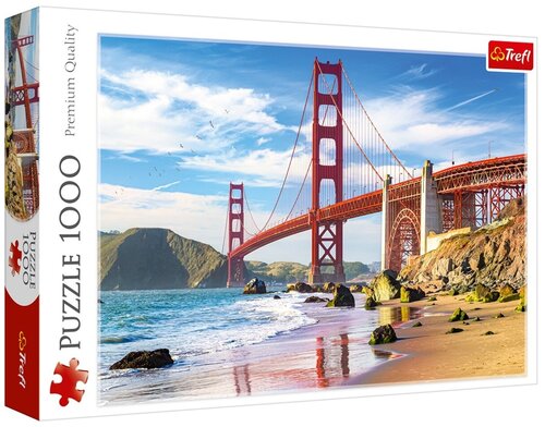 Пазл Trefl 1000 деталей: Мост Золотые Ворота, Сан-Франциско, США