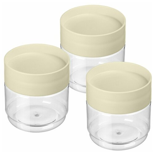 Набор емкостей для сыпучих продуктов Asti 05 л х 3 шт ULMI plastic 429₽