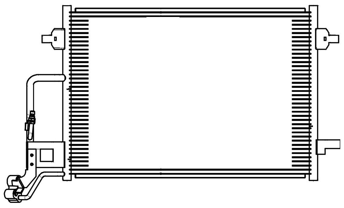 Радиатор кондиционера для автомобилей Passat B5 (00-)/Superb (01-) LRAC 1865 LUZAR