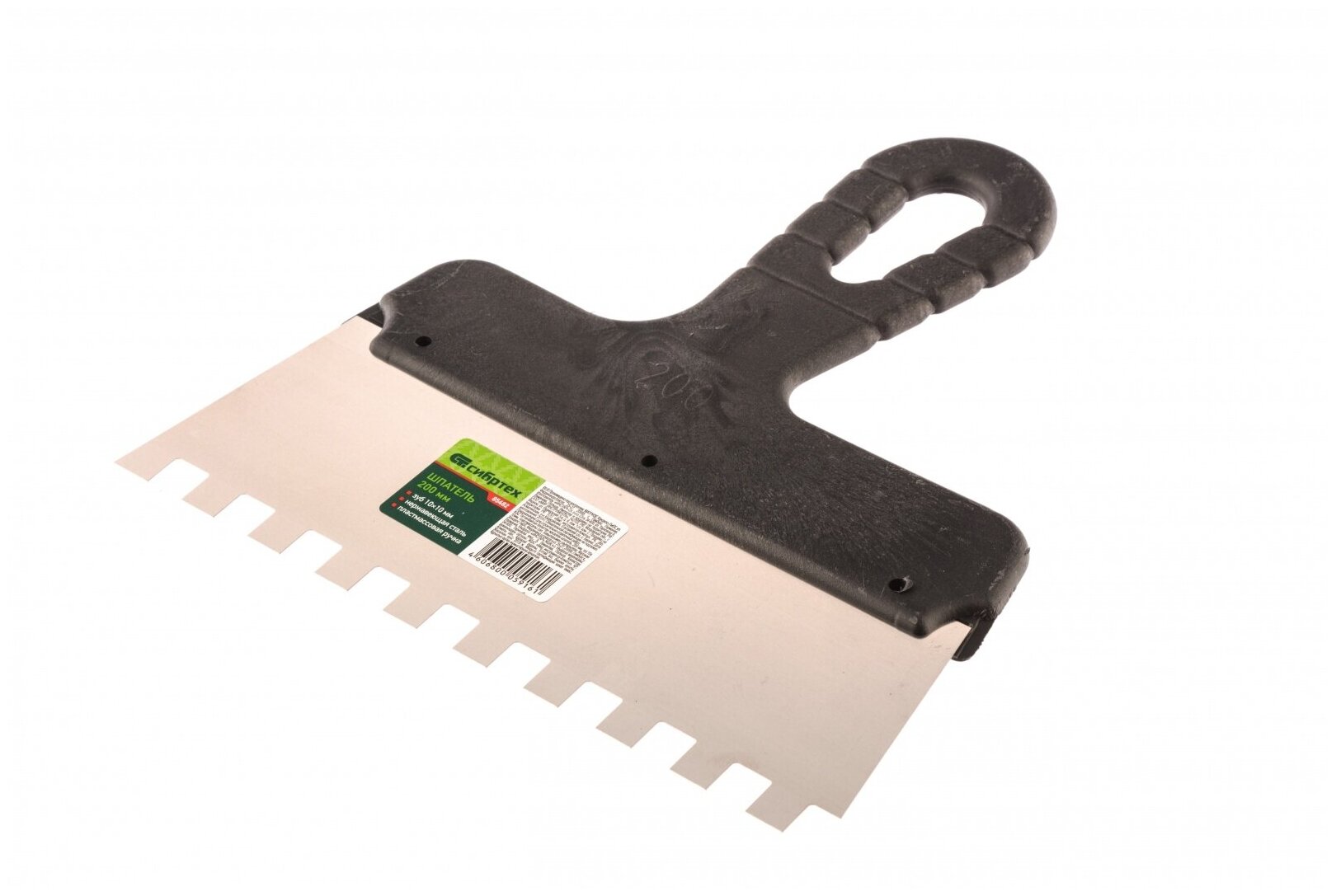 Зубчатый шпатель для наливных полов