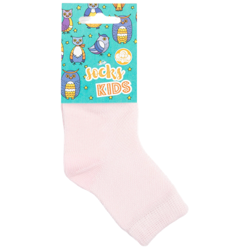 Носки детские, цвет розовый, размер 12 (2 шт)