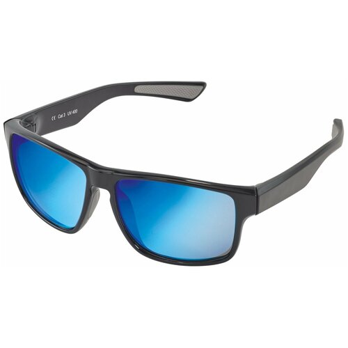 Солнцезащитные очки WFT, узкие, оправа: пластик, спортивные, зеркальные, поляризационные, для мужчин, серый