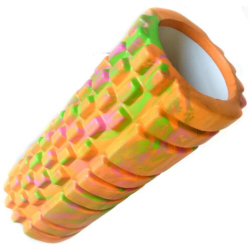 Foam Roller Multicolor 33см - Оранжевый-Мультиколор