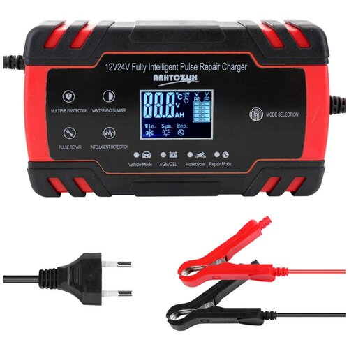 Быстрая зарядка для автомобильного аккумулятора ANHTCzyx ZYX-J30 12 В8 А 24 В4 А 159000₽