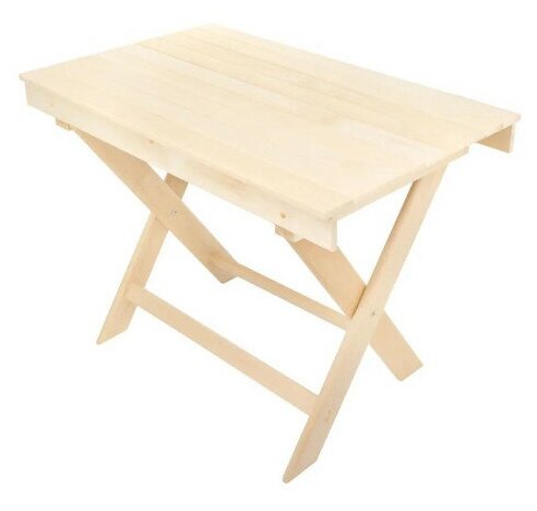 фото Стол KETT-UP ECO HOLIDAY 120*60см, KU321, раскладной, деревянный, без покрытия, цвет натуральный