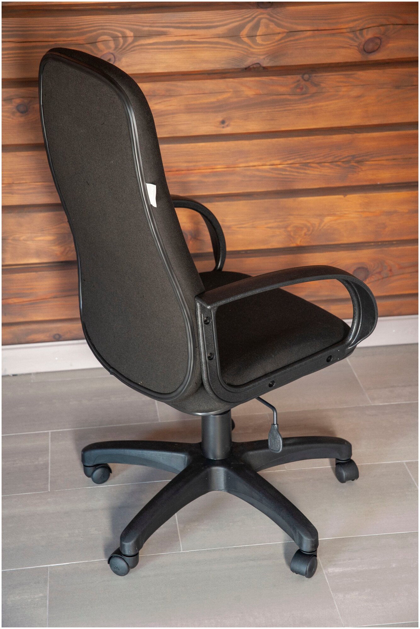Кресло компьютерное офисное стул на колесиках для руководителя Hesby Chair 7 черное - фотография № 5