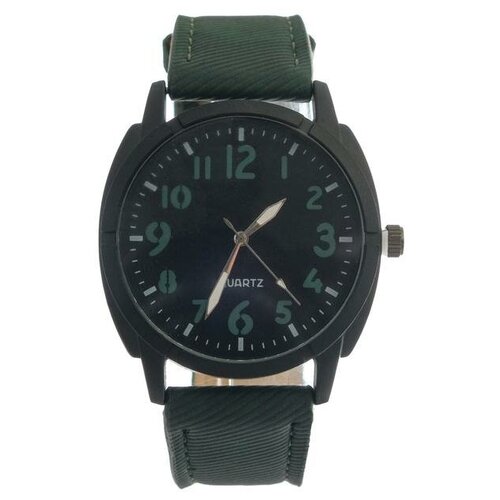 фото Часы наручные "боссондри", кварцевые, черные noname