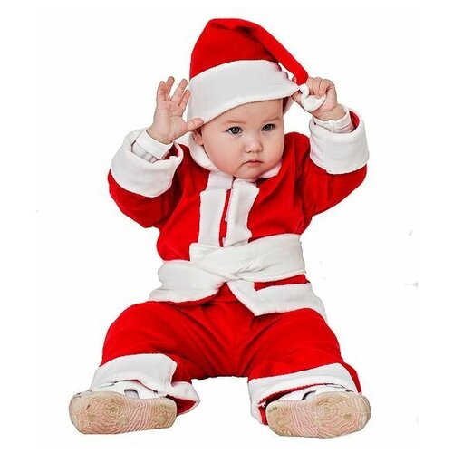 Карнавальный костюм Санта клаус малыш, 1-2 года, Бока карнавальный костюм крошка зайка 94 110 2 4 года бока