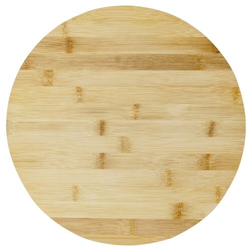 Доска разделочная круглая бамбук 32*1,5 см
