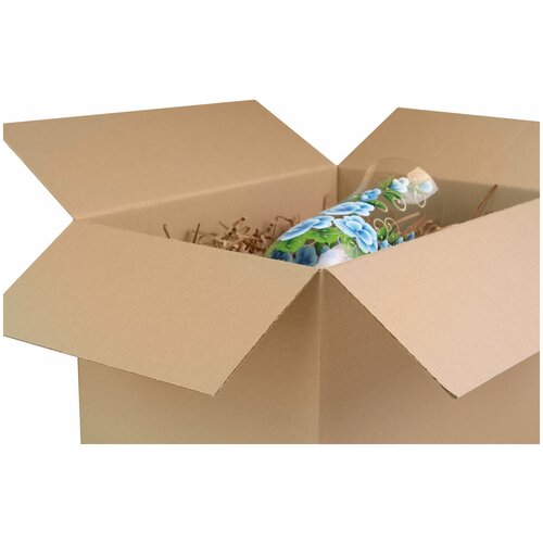 Картонная коробка для переезда и хранения 60х40х40 см - 3 шт. Упаковка для маркетплейсов. Гофрокороб 600х400х400 мм.