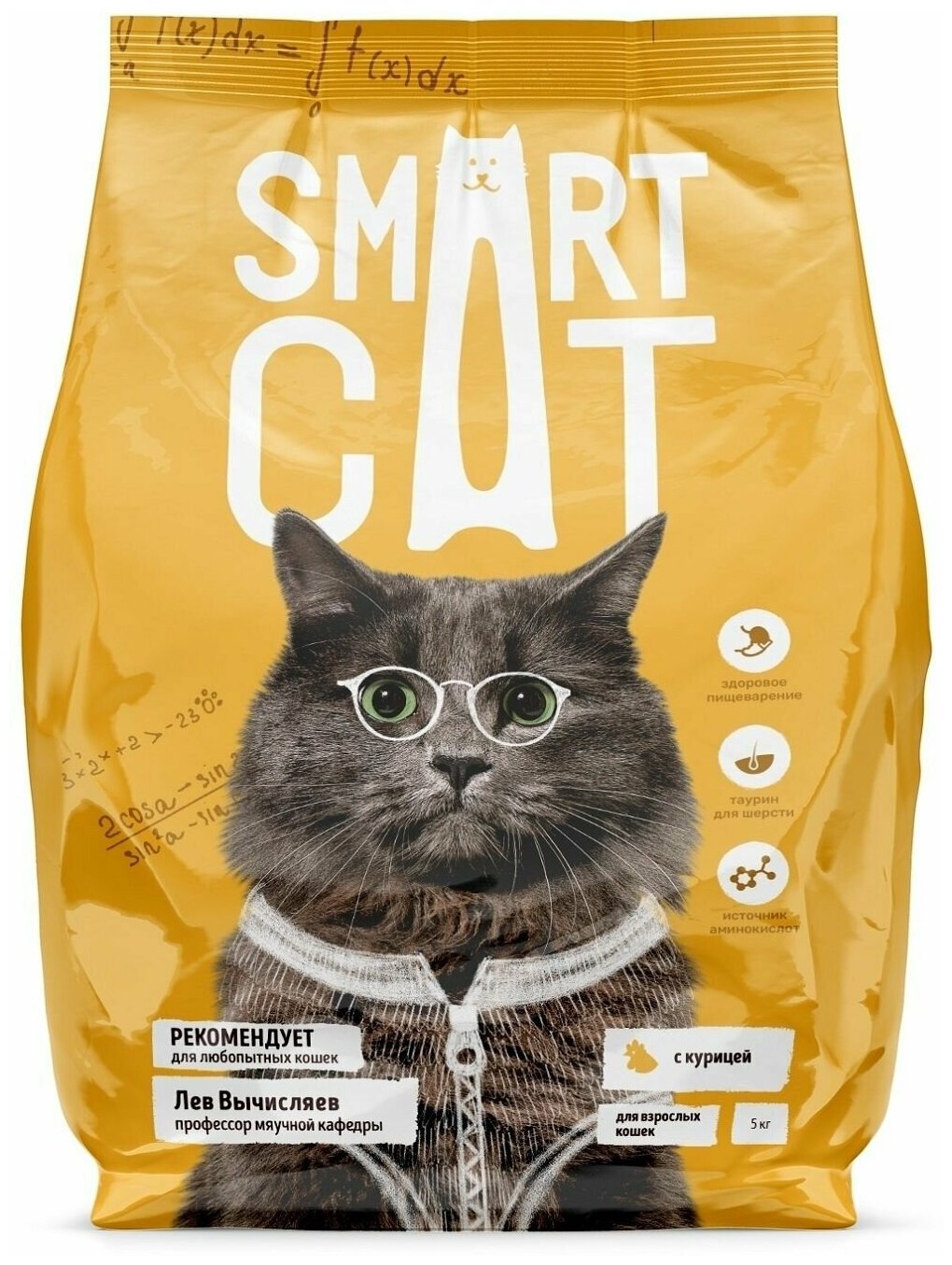 Сухой корм для кошек Smart Cat С курицей