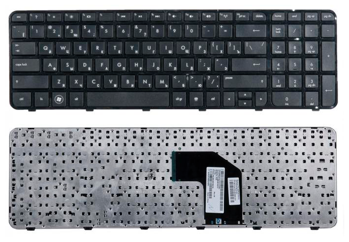 Клавиатура для HP для Pavilion g6-2000 699497-251 Black black frame гор Enter ZeepDeep