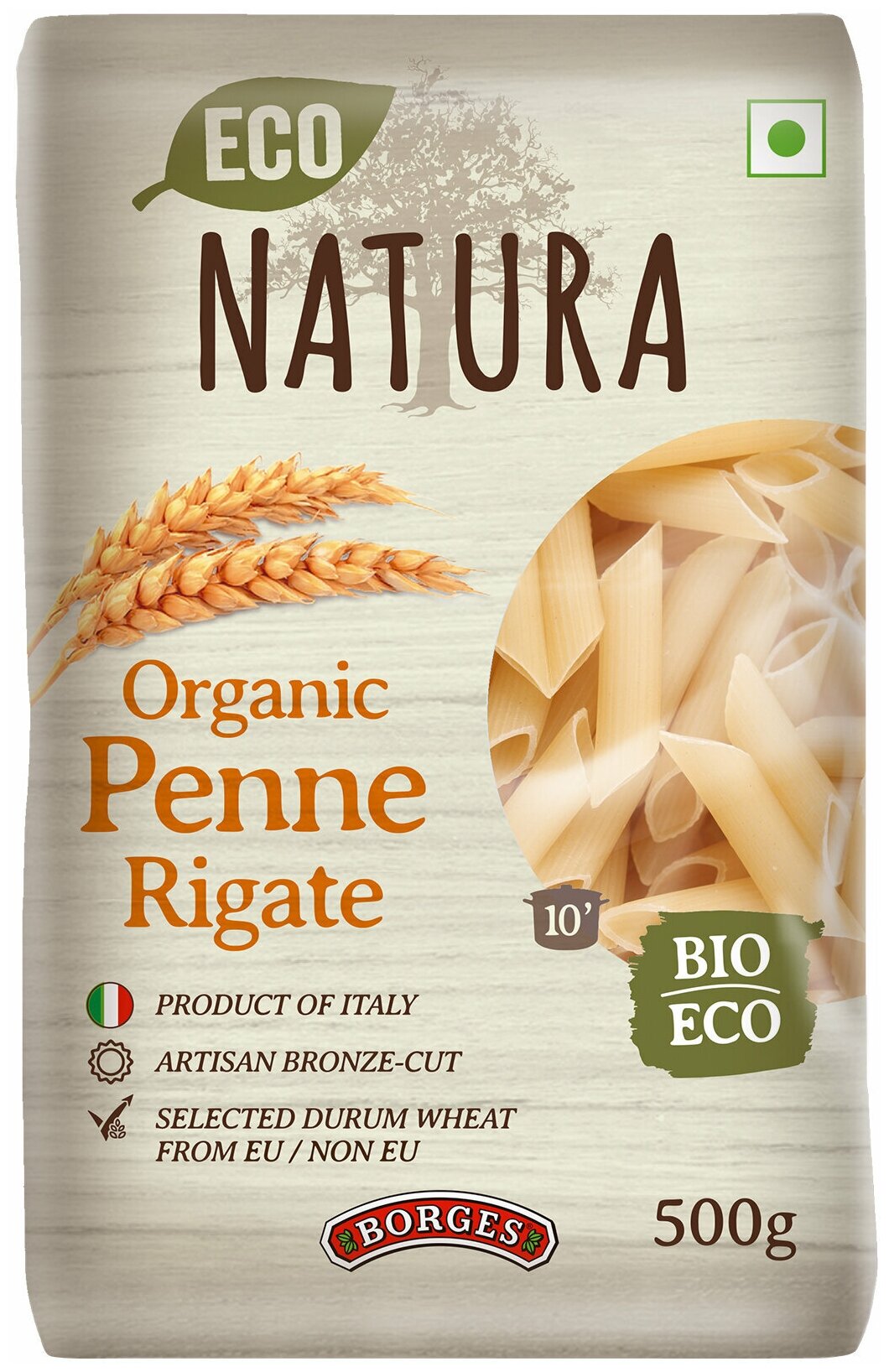 Макаронные изделия Pasta Eco Natura Penne Rigate 500 г