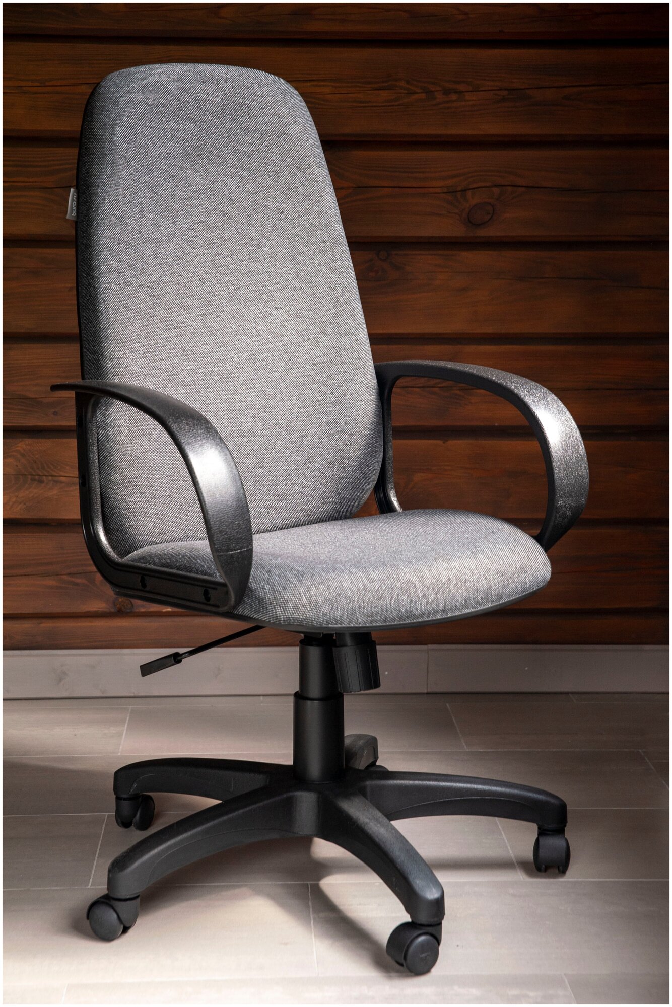Кресло компьютерное офисное стул на колесиках для руководителя Hesby Chair 7 черное - фотография № 2