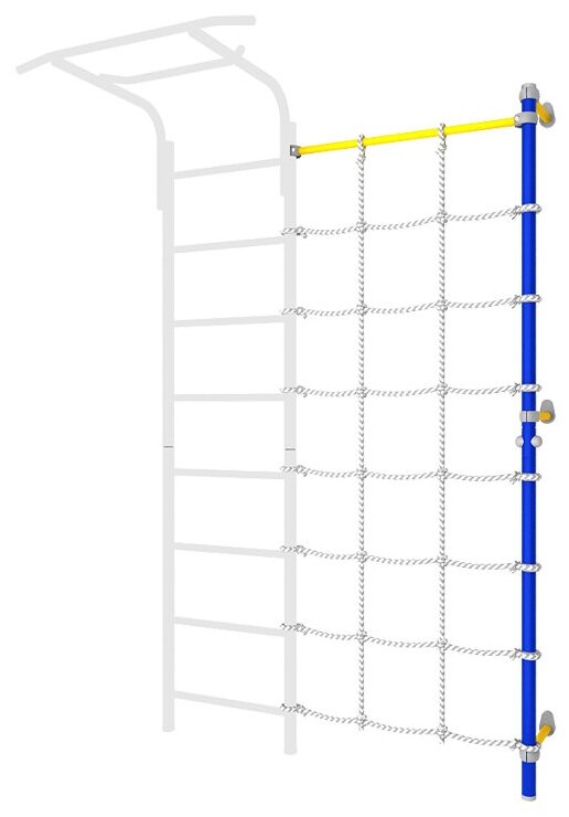 ROMANA Комплект с канатным лазом пристенный ДСКМ-1С-8.18-45 (синяя слива)