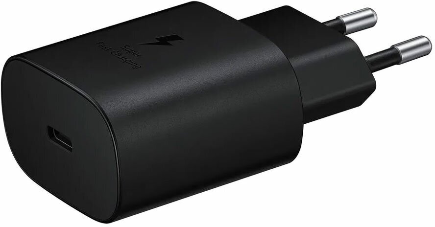Сетевое зарядное устройство Samsung EP-TA800 + кабель USB Type-C, 25 Вт, черный - фотография № 3