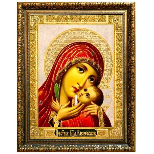Касперовская икона Божьей Матери на холсте.