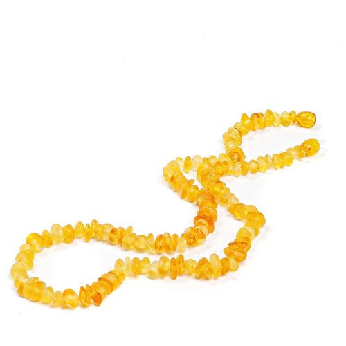 Бусы из шлифованного янтаря