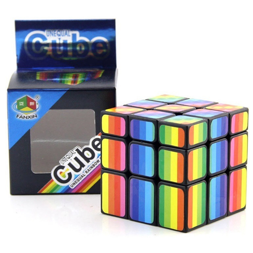 Головоломка Кубик Радуга 3х3х3 непропорциональный головоломка кубик скьюб непропорциональный