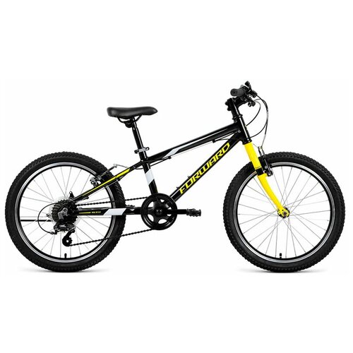 Велосипед детский горный с колесами 20 Forward Rise 20 20 рама 105 черно-желтый 7 скоростей 18590₽