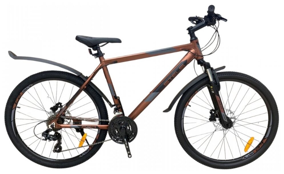 Горный (MTB) велосипед STELS Navigator 620 D 26 V010 (2021) коричневый 14" (требует финальной сборки)