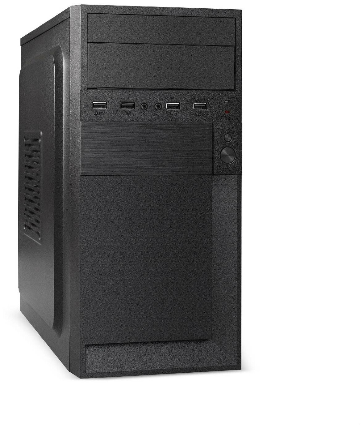 Корпус Minitower ExeGate BAA-105-01-AA500 (mATX, БП AA500 с вент. 8см, 2*USB, аудио, черный) EX291143RUS