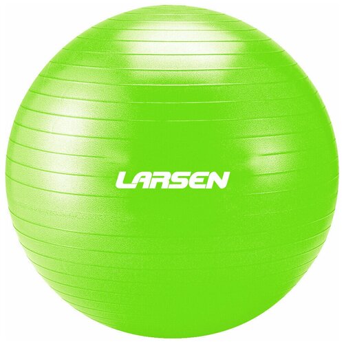 Мяч гимнастический Larsen RG-1 зеленый 55 см мяч гимнастический larsen rg 1 зеленый 55 см
