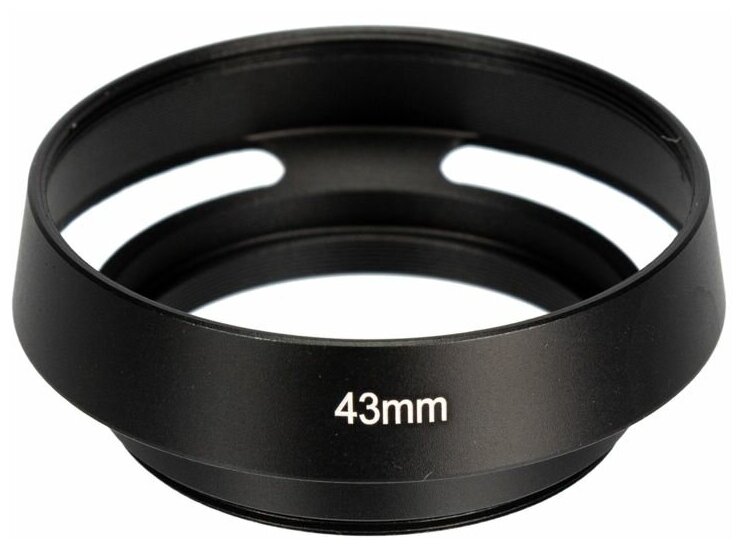 Бленда PWR с прорезями, металлическая, 43mm