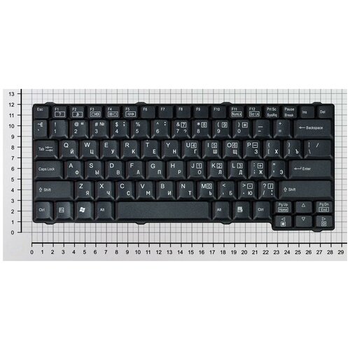 Клавиатура для ноутбука Acer Travelmate 200 210 220 230 240 250 260 520 730 740 черная 1969₽