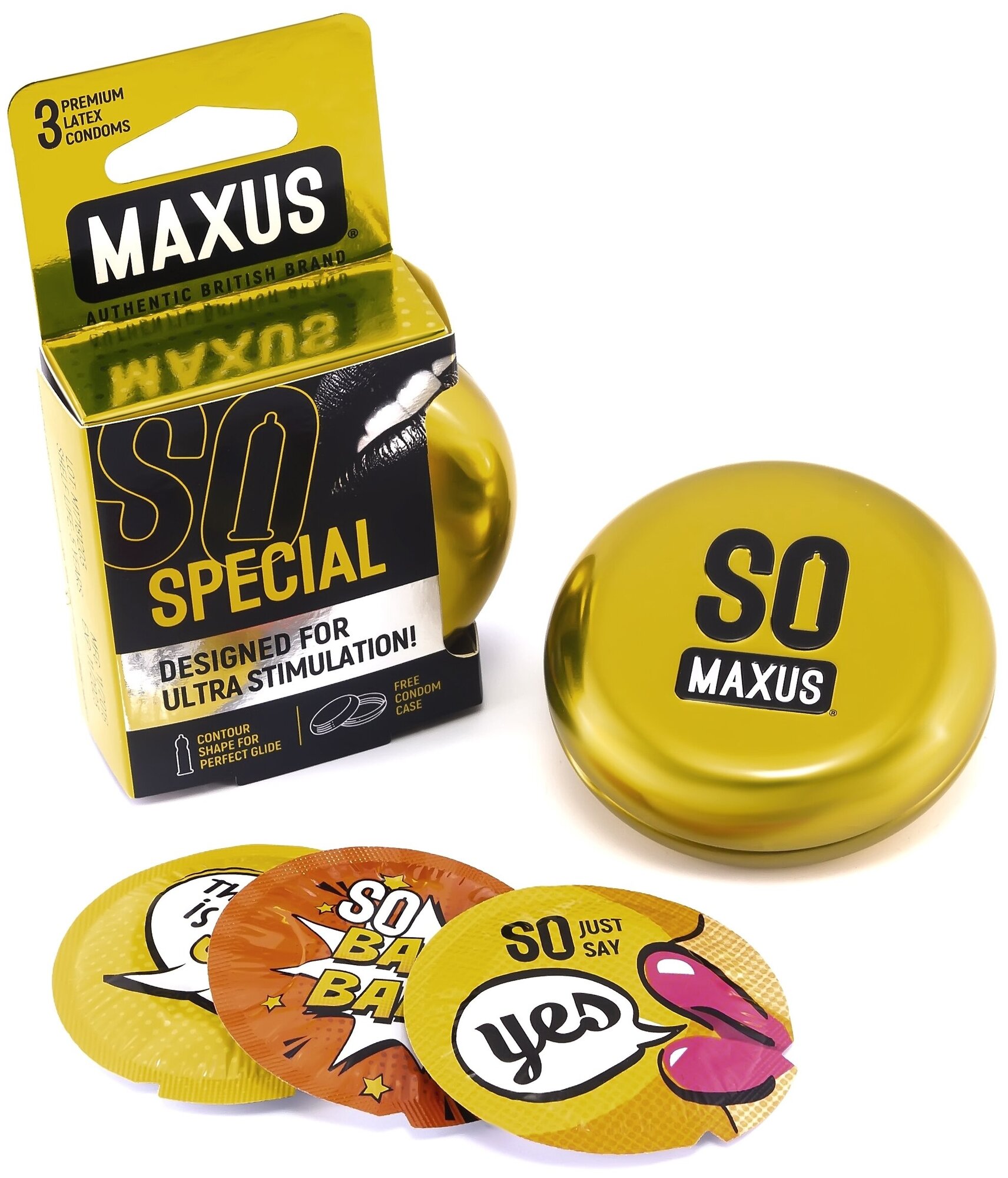 Презервативы в железном кейсе точечно-ребристые MAXUS Special №3