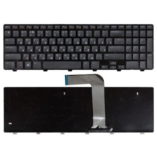 Клавиатура для ноутбука Amperin Dell Inspiron N5110 15R L702X черная 825₽