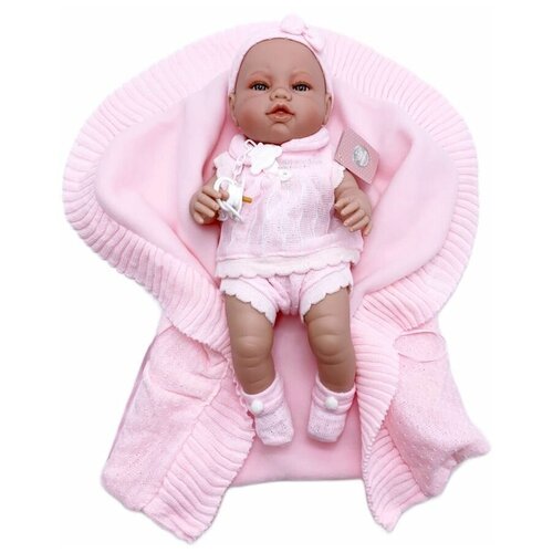Кукла Berbesa виниловая 42см с пледом в пакете (5100RK)
