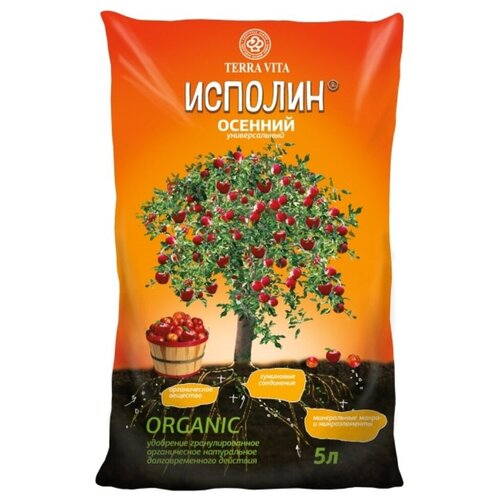 Осеннее 2,5кг/5л (NPK-2:4:10) Исполин унив. орган. удобрение - 5 шт